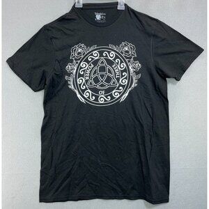 Power Of Three T-Shirt Men Women Black Medium Short Sleeve Tee, 100% Cotton